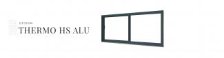ThermoHS Alu timber and aluminium terrace door with lift and slide function