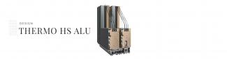 ThermoHS Alu timber and aluminium terrace door with lift and slide function