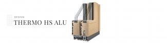 ThermoHS Alu timber and aluminium terrace door with lift and slide function